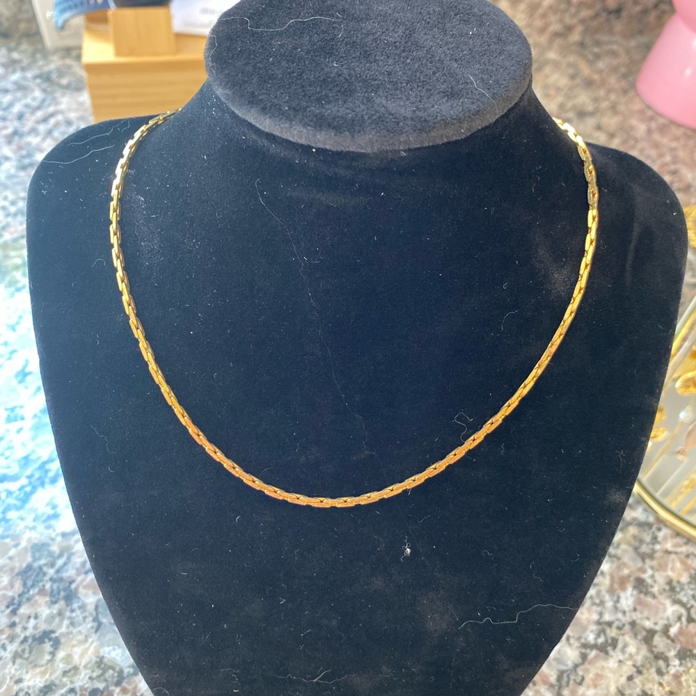 Elegant Gold Givenchy Chain Necklace